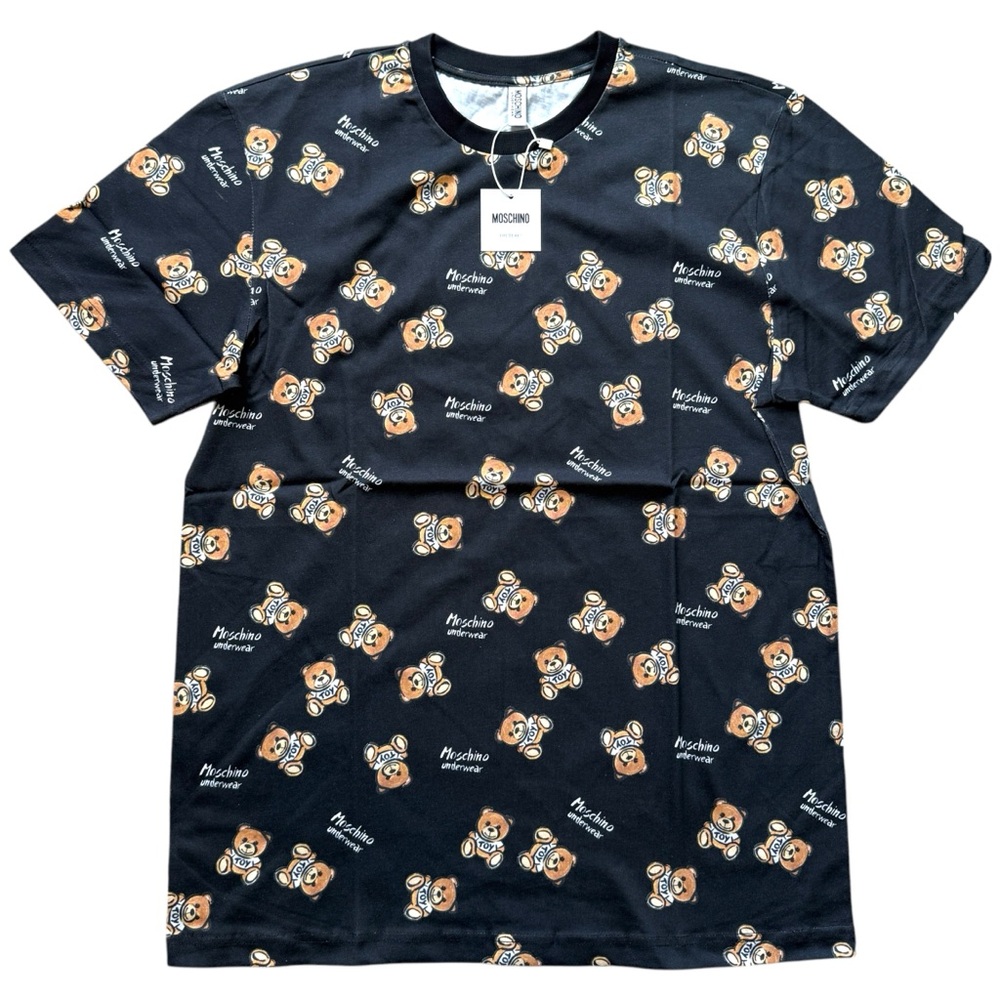 Moschino Black Bear Graphic Shirt Men’s XXL
